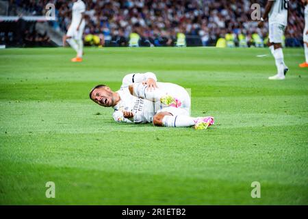 Madrid, Espagne. 13th mai 2023. Eden danger du Real Madrid pendant le match de la Liga betweenReal Madrid et Getafe. Score final; Real Madrid 1-0 Getafe Credit: SOPA Images Limited/Alay Live News Banque D'Images