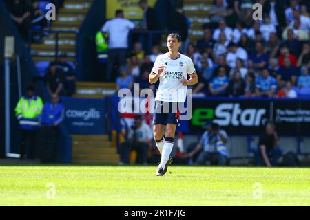 Stade de l'Université de Bolton, Bolton, Angleterre - 13th mai 2023 Eoin Toal (18) de Bolton Wanderers - pendant le match Bolton Wanderers contre Barnsley, Sky Bet League One, 2022/23, Stade de l'Université de Bolton, Bolton, Angleterre - 13th mai 2023 crédit: Arthur Haigh/WhiteRosePhotos/Alay Live News Banque D'Images