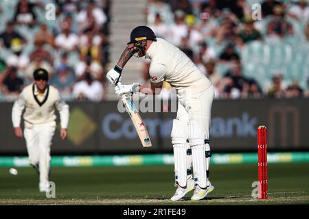 Melbourne, Australie, 27 décembre 2021. MELBOURNE, AUSTRALIE - 27 DÉCEMBRE : Ben Stokes, d'Angleterre, joue un tir lors du match d'essai du lendemain de Noël dans la série Ashes entre l'Australie et l'Angleterre au Melbourne Cricket Ground sur 27 décembre 2021, à Melbourne, en Australie. (Photo de Dave Hewitt/Speed Media) crédit : Dave Hewitt/Speed Media/Alamy Live News/Alamy Live News Banque D'Images