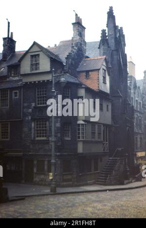 John KNOX's House, High Street, Édimbourg, Californie 1950-1955 Banque D'Images