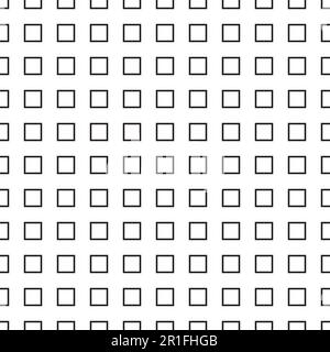 Contours de motif sans couture du carré Illustration de Vecteur
