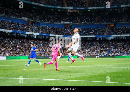 Mariano Diaz (Real Madrid) pendant le match de football entre&#XA;Real Madrid et Getafe&#XA;valable pour le jour de match 34 de la première division espagnole l Banque D'Images