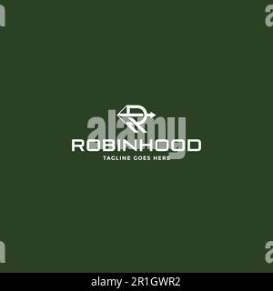 Logo Robinhood ou icône Illustration de Vecteur