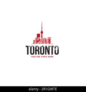 Logo ou icône Toronto Skyline Illustration de Vecteur