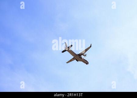 Le transport aérien CASA C-295W de l'armée royale thaïlandaise a atterri à la base aérienne de Don-mueang. Banque D'Images