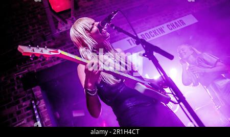 Femme de rêve se présentant à la chaire Rockin à Wrexham dans le cadre du festival Focus Wales 2023 le 6th mai 2023. Banque D'Images