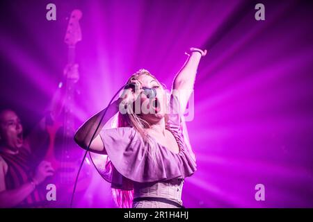 Femme de rêve se présentant à la chaire Rockin à Wrexham dans le cadre du festival Focus Wales 2023 le 6th mai 2023. Banque D'Images