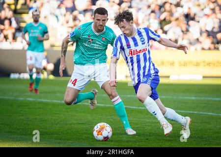 Odense, Danemark. 12th, mai 2023. Jakob Breum (8) d'OB observé lors du match Superliga de 3F entre Odense Boldklub et Aalborg Boldklub au Parc d'énergie de la nature à Odense. (Crédit photo: Gonzales photo - Kent Rasmussen). Banque D'Images