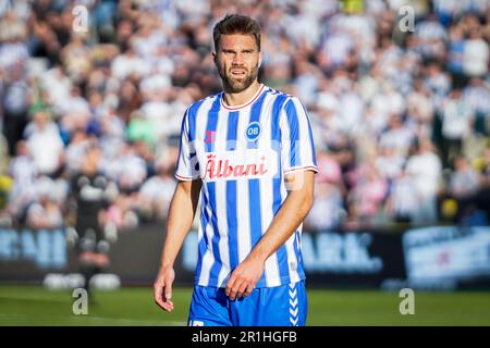 Odense, Danemark. 12th, mai 2023. Jorgen Skjelvik (16) d'OB vu pendant le match Superliga de 3F entre Odense Boldklub et Aalborg Boldklub au Parc d'énergie de la nature à Odense. (Crédit photo: Gonzales photo - Kent Rasmussen). Banque D'Images