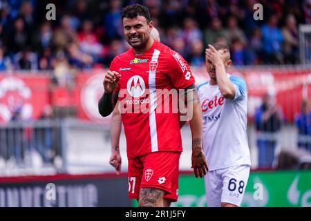 Monza, Italie. 14th mai 2023. Andrea Petagna (AC Monza) pendant le championnat italien série Un match de football entre AC Monza et SSC Napoli sur 14 mai 2023 au stade U-Power de Monza, Italie - Credit: Luca Rossini/E-Mage/Alay Live News Credit: Luca Rossini/E-Mage/Alay Live News Banque D'Images