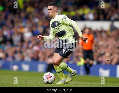 Liverpool, Royaume-Uni. 14th mai 2023. Phil Foden de Manchester City pendant le match de la Premier League à Goodison Park, Liverpool. Crédit photo à lire: Andrew Yates/Sportimage crédit: Sportimage Ltd/Alay Live News Banque D'Images