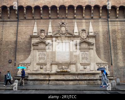 Fontana Vecchia (Fontaine ancienne, via Ugo Bassi, Bologne Banque D'Images