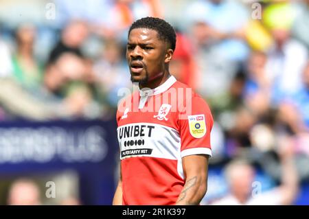 Coventry, Royaume-Uni. 14th mai 2023Chuba Akpom (29 Middlesbrough) regarde pendant le championnat Sky Bet jouer demi-finale 1st jambe entre Coventry City et Middlesbrough à la Coventry Building Society Arena, Coventry le dimanche 14th mai 2023. (Photo : Kevin Hodgson | ACTUALITÉS MI) crédit : ACTUALITÉS MI et sport /Actualités Alay Live Banque D'Images