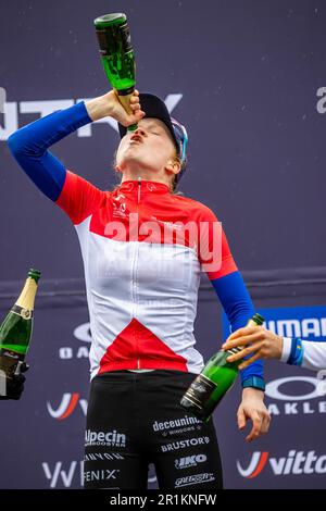 Nove Mesto Na Morave, République tchèque. 14 mai 2023. Palet PIETERSE d'ALPECIN-DECEUNINCK (NED) lors de la coupe du monde UCI MTB 2023, XCO cyclisme sur 14 mai 2023 à Nove Mesto Na Morave, République Tchèque - photo Javier Martinez de la Puente/Zubiko Photographie/DPPI crédit: DPPI Media/Alay Live News Banque D'Images