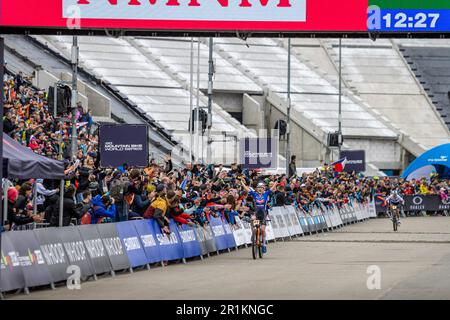 Nove Mesto Na Morave, République tchèque. 14 mai 2023. Palet PIETERSE d'ALPECIN-DECEUNINCK (NED) lors de la coupe du monde UCI MTB 2023, XCO cyclisme sur 14 mai 2023 à Nove Mesto Na Morave, République Tchèque - photo Javier Martinez de la Puente/Zubiko Photographie/DPPI crédit: DPPI Media/Alay Live News Banque D'Images