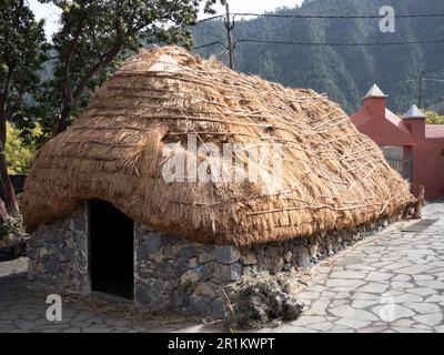 Chalets traditionnels à Pinolere , Ténérife dans les îles Canaries pour le stockage et les cabanes de foin Banque D'Images