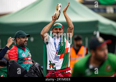 CHELMSFORD, ROYAUME-UNI. 14 mai 2023. Les fans lors de la Super League de coupe du monde de cricket de l'ICC pour hommes - 3rd ODI Ireland vs Bangladesh au terrain de cricket du comté de Cloud dimanche, 14 mai 2023 à CHELMSFORD, EN ANGLETERRE. Credit: Taka Wu/Alay Live News Banque D'Images