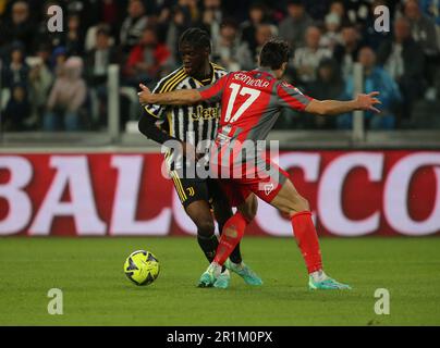 Turin, Italie. 14th mai 2023. Samuel Iling-Junior de Juventus lors du match de football italien A entre Juventus FC et UC Cremonese le 14 mai 2023 au stade Allianz, Turin, Italie. Photo Nderim Kaceli crédit: Agence de photo indépendante/Alamy Live News Banque D'Images