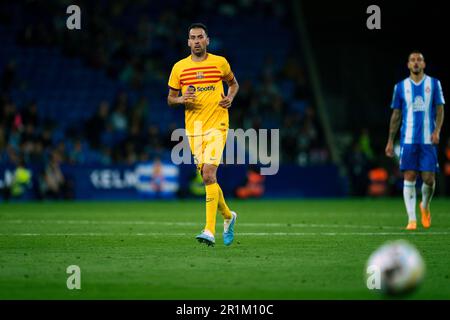 Cornellà de Llobregat, Espagne, 14, mai 2023. Espagnol la Liga: RCD Espanyol contre FC Barcelone. Crédit : JG/Alay Live News Banque D'Images