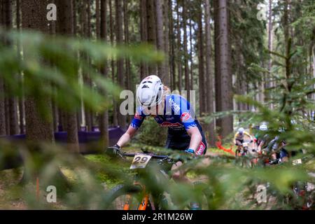 Palet PIETERSE d'ALPECIN-DECEUNINCK (NED) lors de la coupe du monde 2023 UCI MTB, XCO cyclisme sur 14 mai 2023 à Nove Mesto Na Morave, République Tchèque - photo: Javier Martinez de la Puente/DPPI/LiveMedia Banque D'Images