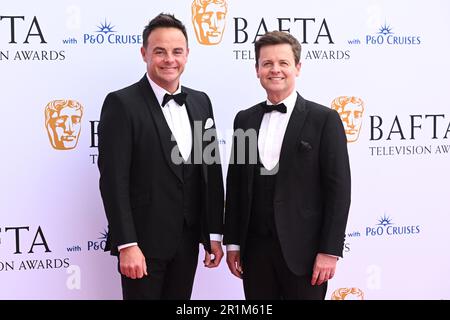 Londres, Royaume-Uni. 14th mai 2023. ANT et DEC participant aux BAFTA Television Awards 2023, au Royal Festival Hall de Londres. Date de la photo: Dimanche 14 mai 2023. Crédit photo devrait lire crédit: Matt Crossick/Alamy Live News Banque D'Images