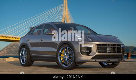 Porsche Cayenne Turbo GT Banque D'Images