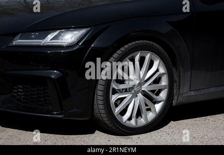 Minsk, Bélarus, mai 2023 - Audi coupé TT. Voiture Audi moderne Banque D'Images