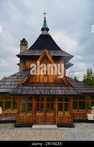 Kościół MB Częstochowskiej W Dzianiszu Witow, Eglise, Zakopane, Pologne Banque D'Images