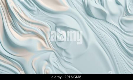 Texture crème glacée bleue dans des couleurs pastel Banque D'Images