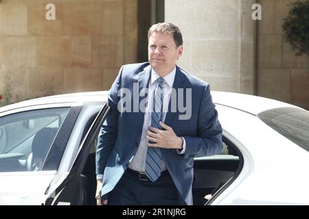 Nicosie, Nicosie, Chypre. 15th mai 2023. COLIN STEWART arrive au Palais présidentiel. Chypre le Président M. NICOS CHRISTODOULIDES reçoit le Représentant spécial du Secrétaire général de l'ONU à Chypre, M. COLIN STEWART, au Palais présidentiel. (Credit image: © Kostas Pikoulas/ZUMA Press Wire) USAGE ÉDITORIAL SEULEMENT! Non destiné À un usage commercial ! Crédit : ZUMA Press, Inc./Alay Live News Banque D'Images