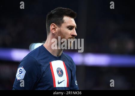 Julien Mattia / le Pictorium - Paris Saint Germain accueillera AC Ajaccio au Parc des Princes, 13 mai 2023 - 13/05/2023 - France / Ile-de-France (région) / Paris - Lionel Messi lors du match entre Paris Saint Germain et AC Ajaccio au Parc des Princes, 13 mai 2023. Banque D'Images