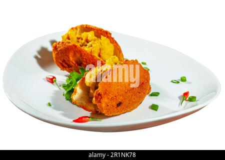 Cuisine traditionnelle brésilienne de Bahia. Banque D'Images