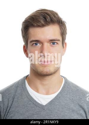 Young man smiling Banque D'Images