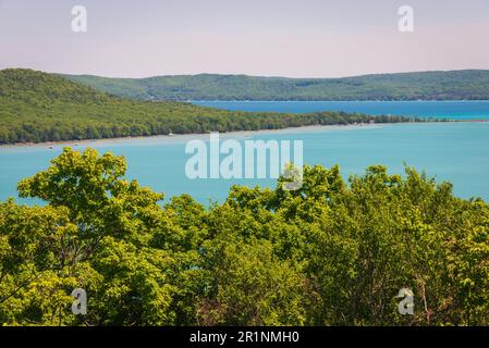 Sleeping Bear Dunes National Lakeshore au Michigan Banque D'Images