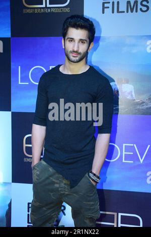 Sidhant Gupta, acteur indien, modèle, lancement du film Loev, Mumbai, Inde, 3 mai 2017 Banque D'Images