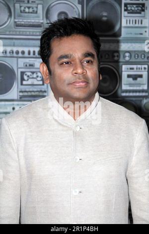 A R Rahman, Allah Rakha Rahman, compositeur de musique indien, producteur de disques, chanteur, Auteur-compositeur, musicien, promotion du film de maman, Mumbai, Inde, 9 mai 2017 Banque D'Images