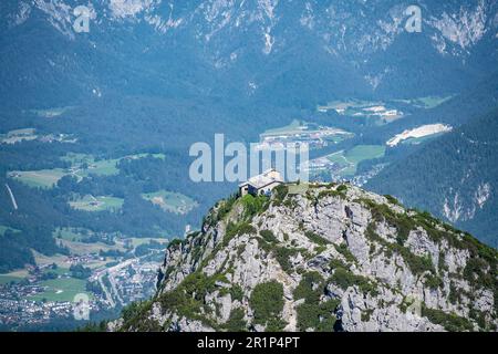 Kehlsteinhaus am Kehlstein, Alpes de Berchtesgaden, Berchtesgadener Land, Bavière, Allemagne Banque D'Images