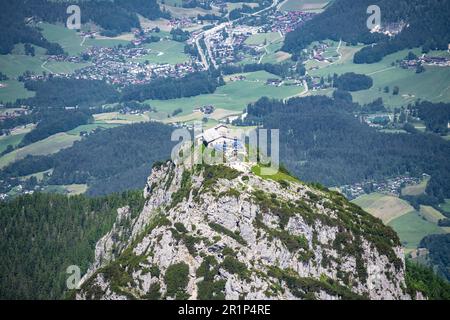 Kehlsteinhaus am Kehlstein, Alpes de Berchtesgaden, Berchtesgadener Land, Bavière, Allemagne Banque D'Images