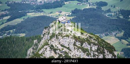 Kehlsteinhaus am Kehlstein, Alpes de Berchtesgaden, Berchtesgadener Land, Bavière, Allemagne Banque D'Images