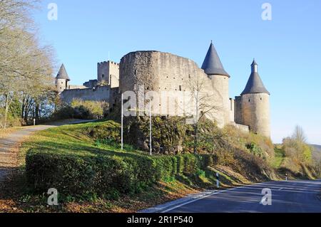 Château, Château, Bourscheid, Burscheid, Luxembourg Banque D'Images