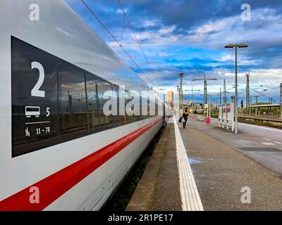 Intercity Express, ICE, Deutsche Bahn, Allemagne, Europe Banque D'Images