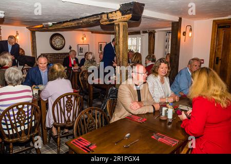 Dîner de célébration après le dévoilement de la plaque dédié à Roger Conant. Banque D'Images