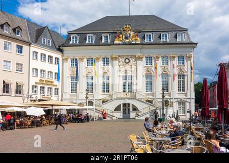 Bonn, ancien hôtel de ville, place Markt dans la région Rhin-Sieg, Rhénanie-du-Nord-Westphalie, Allemagne Banque D'Images