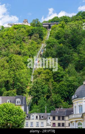 Bad EMS, téléphérique Kurwaldbahn à Lahntal, Rhénanie-Palatinat, Allemagne Banque D'Images