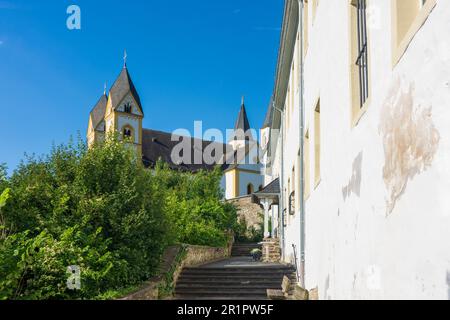 Obernhof, Abbaye d'Arnstein, église à Lahntal, Rhénanie-Palatinat, Allemagne Banque D'Images