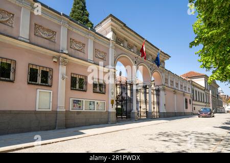 Sofia, Bulgarie. Mai 2023. Vue extérieure de l'ambassade autrichienne dans le centre-ville Banque D'Images