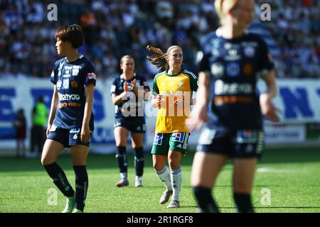 N° Norrköping 17 Vilma Emilia Koivisto pendant le match de football de dimanche dans l'OBOS Damallsvenskan entre Linköping FC-IFK Norrköping à l'arène Bilbörsen, Linköping, Suède. Banque D'Images