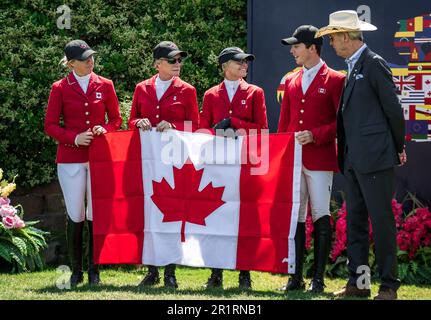 Équipe Canada à la coupe des nations de l'IFE 2023 à San Juan Capistrano, aux États-Unis, sur 14 mai 2023. Banque D'Images