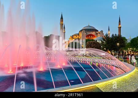 Istanbul Turquie. Grande mosquée Sainte-Sophie Banque D'Images