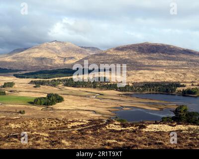 Pavillon forestier de Ben Inverveigh, près du pont d'Orchy, Écosse Banque D'Images